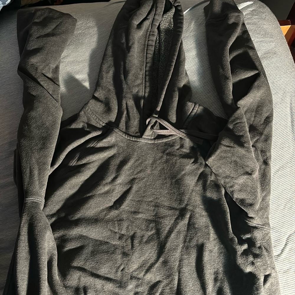 Plain gray hoodie